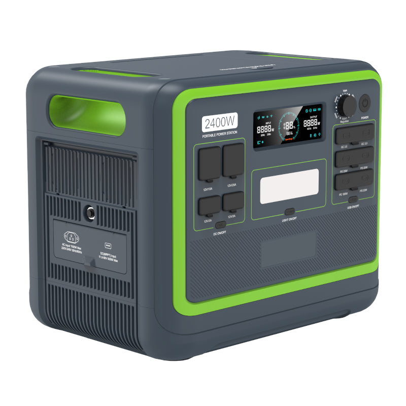 Gizzu HERO PRO 2048Wh/2400W Fast Charge LiFePO4 UPS Portable Power Station